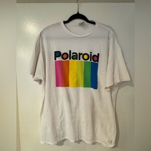 Polaroid White Graphic T-Shirt